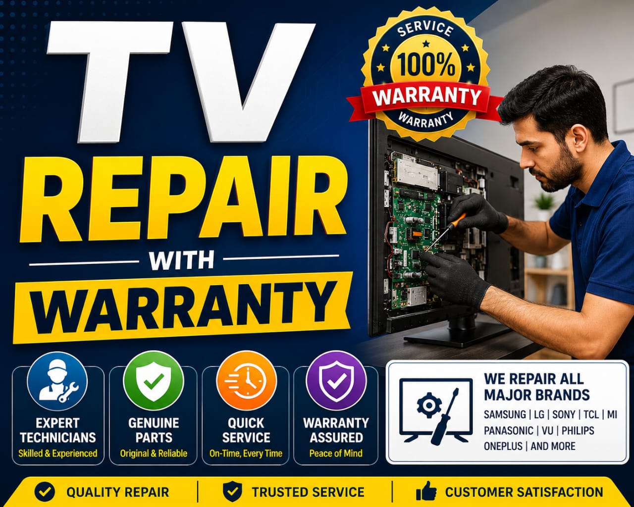 TV repair work