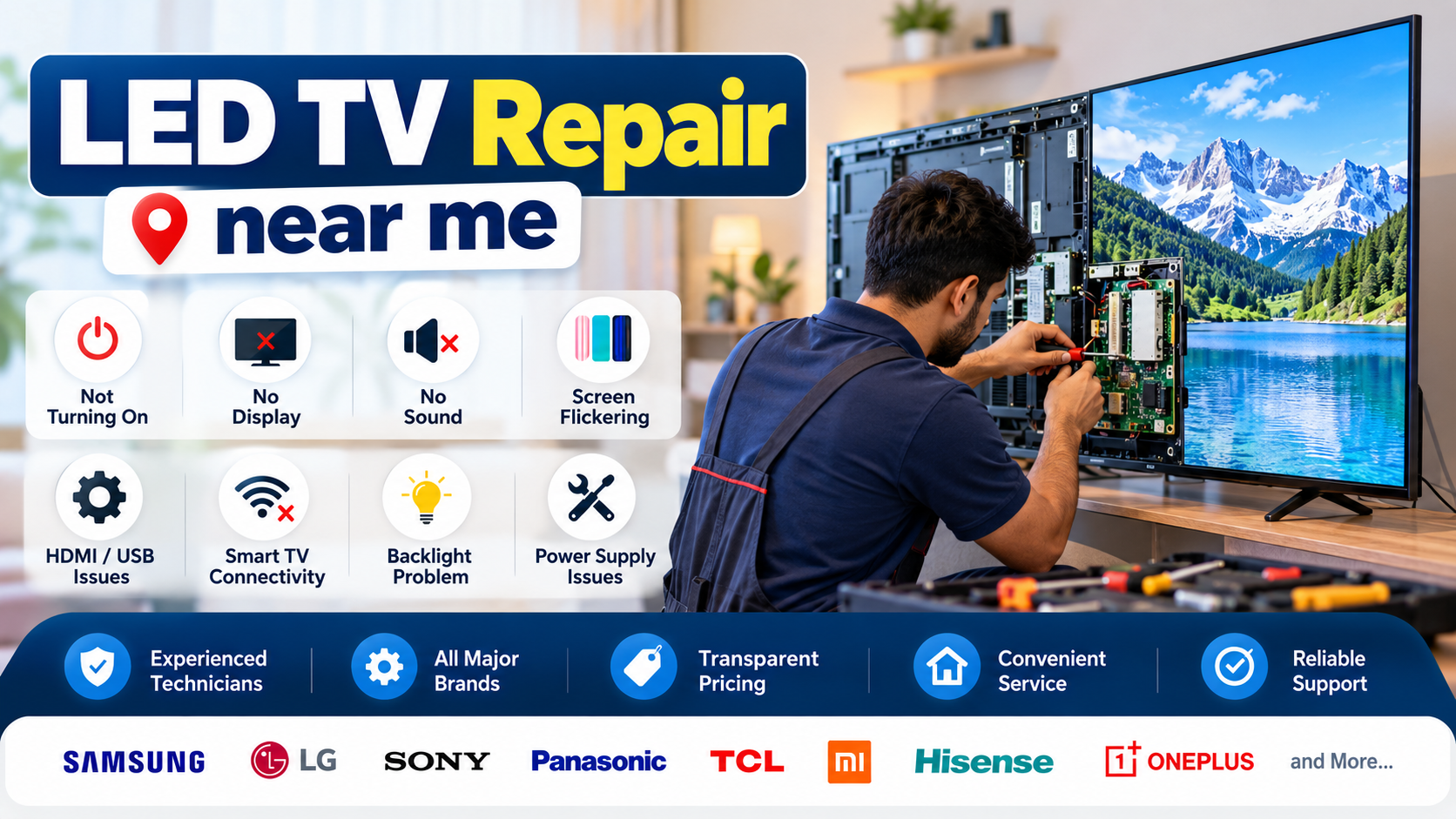 LED TV Repair near me